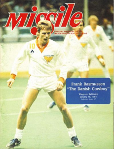 Wichita Wings vs. Baltimore Blast. January 15, 1984