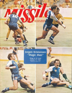 Wichita Wings vs. New York Arrows. January 19, 1984 (Opponent was not St. Louis, as printed on cover)