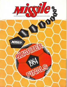 Wichita Wings vs. Los Angeles Lazers. MISL Playoffs. April 24, 1984