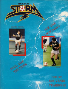 1991-92 St. Louis Storm Yearbook